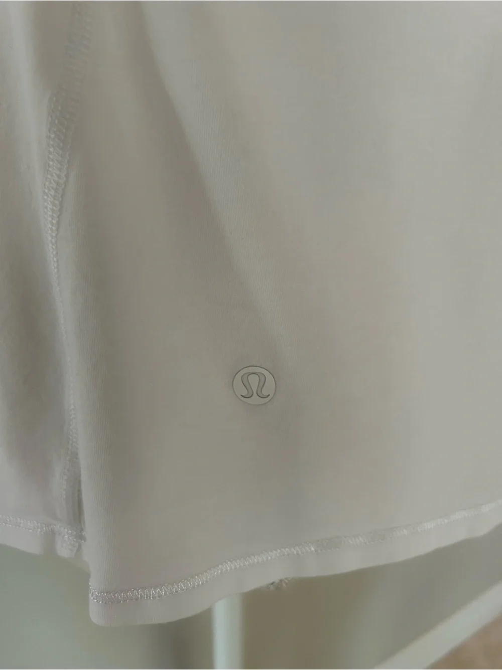Lululemon White Halter Neck Women's Tank Top With Open Back